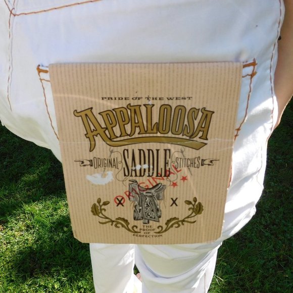 💚Appaloosa vintage Italian denim - high-rise, loose leg - Picture 5 of 8